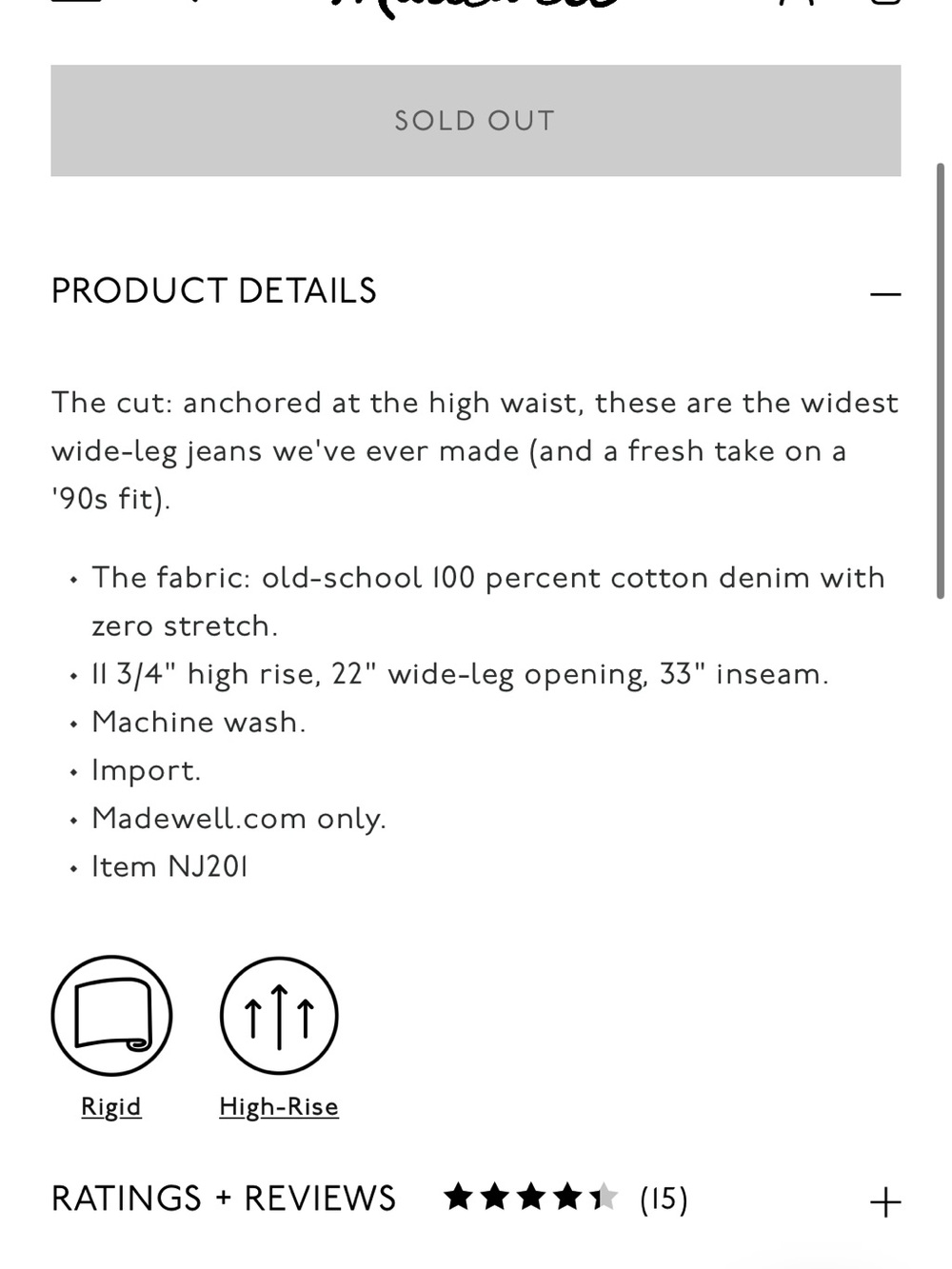 Madewell Super Wide-Leg Jeans - Picture 7 of 7